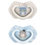 Smoczek Silikonowy 18m+ Symetryczny BONJOUR PARIS 2szt. Canpol Babies 22/649_blu