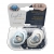 Smoczek Silikonowy 6-18m Symetryczny BONJOUR PARIS 2szt. Canpol Babies 22/648_blu