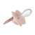 Canpol Babies Smoczek Silikonowy Light Touch 6-18m Symetryczny GOLD 2 szt. 22/665 Pink
