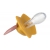 Canpol Babies Smoczek Silikonowy Light Touch 6-18m Symetryczny GOLD 2 szt. 22/665 Pink