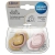 Canpol Babies Smoczek Silikonowy Light Touch 18m+ Symetryczny GOLD 2 szt. 22/666 Pink