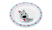 Talerz CUTE ANIMALS  4/411_blu Canpol babies
