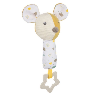 Pluszowa Zabawka z Piszczkiem i Gryzakiem MOUSE 77/205 Canpol Babies