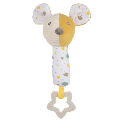 Pluszowa Zabawka z Piszczkiem i Gryzakiem MOUSE 77/205 Canpol Babies