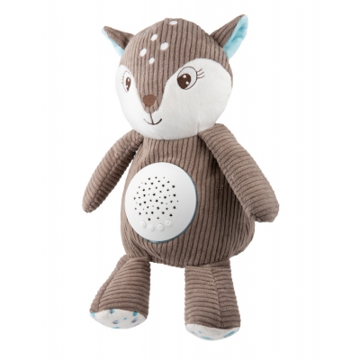 Pluszowy Jelonek z Pozytywką i Projektorem 3w1 Brown 77/206 Canpol Babies