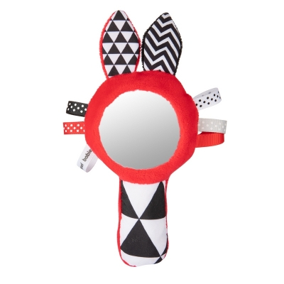 Zabawka Kontrastowa z Piszczkiem i Lusterkiem SENSORY TOYS 68/080 Canpol Babies