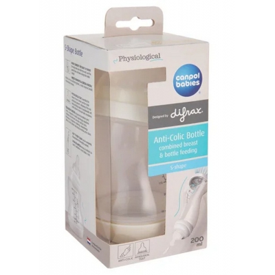 Butelka Antykolkowa S-Shape  200 ml Canpol babies by Difrax Szeroka PP 24/201