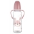 Butelka Standardowa Wąska z uchwytami 250 ml CUTE ANIMALS Różowa 11/845_pin Canpol Babies