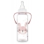 Butelka Standardowa Wąska z uchwytami 250 ml CUTE ANIMALS Różowa 11/845_pin Canpol Babies