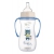 Butelka Antykolkowa z uchwytami 300 ml PP EasyStart BONJOUR PARIS Niebieska 35/241_blu Canpol Babies