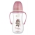 Butelka Antykolkowa z uchwytami 300 ml PP EasyStart BONJOUR PARIS Różowa 35/241_pin Canpol Babies