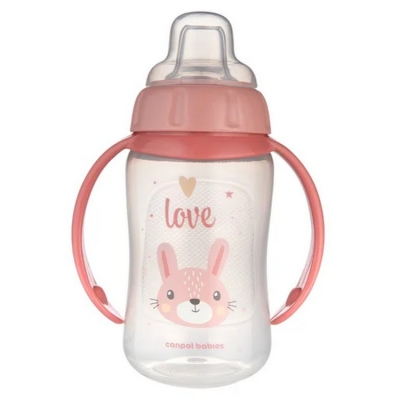 Kubek Treningowy z miękkim ustnikiem 320ml CUTE ANIMALS 56/512_pin2 Canpol babies