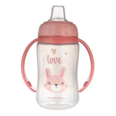 Kubek Treningowy z miękkim ustnikiem 320ml CUTE ANIMALS 56/512_pin2 Canpol babies