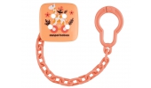 Łańcuszek do smoczka uspokajającego Toys Koralowy 2/438_pin Canpol Babies