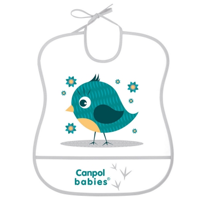 Śliniak Zmywalny Miękki Cute Animals 2/919_tur Canpol babies