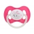 Smoczek Uspok. Kauczuk 6-18m Okrągły Bunny&Company Róż 23/278_pin Canpol Babies