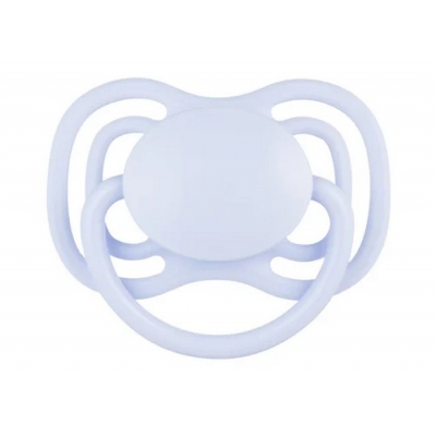 Smoczek Silikonowy 0-6m Symetryczny Dental Air 2 sztuki 23/225_blu Canpol Babies