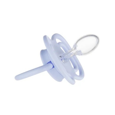 Smoczek Silikonowy 0-6m Symetryczny Dental Air 2 sztuki 23/225_blu Canpol Babies