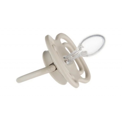 Smoczek Silikonowy 0-6m Symetryczny Dental Air 2 szt. Kremowy 23/228 Canpol Babies