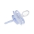 Smoczek Silikonowy 0-6m Symetryczny Dental Air 2 sztuki 23/225_blu Canpol Babies