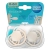 Smoczek Silikonowy 0-6m Symetryczny Dental Air 2 szt. Kremowy 23/228 Canpol Babies
