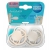 Smoczek Silikonowy 6-18m Symetryczny Dental Air 2 szt. Kremowy 23/229 Canpol Babies