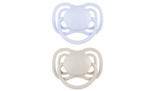 Smoczek Silikonowy 18m+ Symetryczny Dental Air 2 sztuki 23/227_blu Canpol Babies