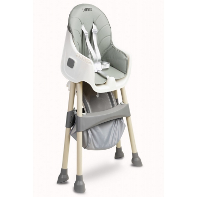Caretero Krzesełko Do Karmienia 2w1 Bill Grey