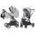 Wózek Wielofunkcyjny 2w1 Carrello Alfa CRL-6507 Feather Grey