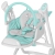Krzesełko do karmienia bujaczek Carrello Triumph Mint Green