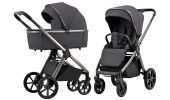 Carrello Omega Wózek Głęboko-Spacerowy 2w1 kolor Excellent Grey