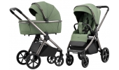 Carrello Omega Wózek Głęboko-Spacerowy 2w1 kolor Perfect Green