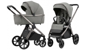 Carrello Omega Wózek Głęboko-Spacerowy 2w1 kolor Superb Grey