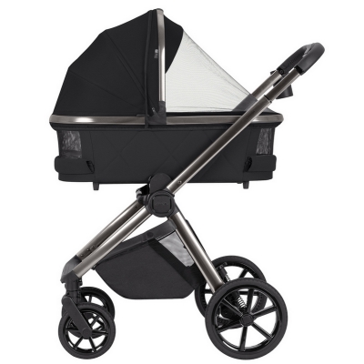 Carrello Omega Wózek Głęboko-Spacerowy 2w1 kolor Absolute Black