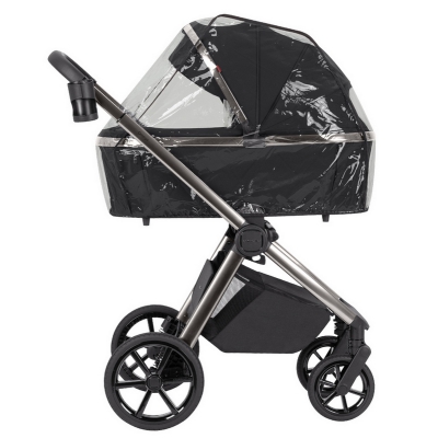 Carrello Omega Wózek Głęboko-Spacerowy 2w1 kolor Absolute Black