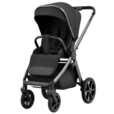 Carrello Omega Wózek Głęboko-Spacerowy 2w1 kolor Absolute Black