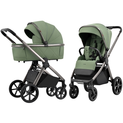 Carrello Omega Wózek Głęboko-Spacerowy 2w1 kolor Perfect Green