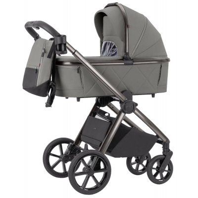 Carrello Omega Wózek Głęboko-Spacerowy 2w1 kolor Superb Grey