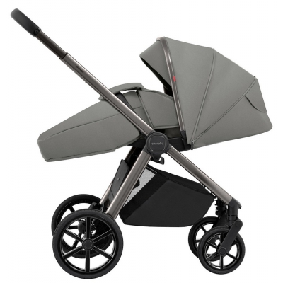 Carrello Omega Wózek Głęboko-Spacerowy 2w1 kolor Superb Grey