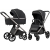 Carrello Omega Wózek Głęboko-Spacerowy 2w1 kolor Absolute Black