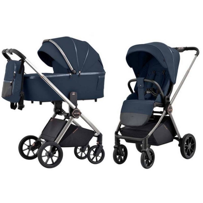 Carrello Ultra Wózek Głęboko-Spacerowy 2w1 Morning Blue