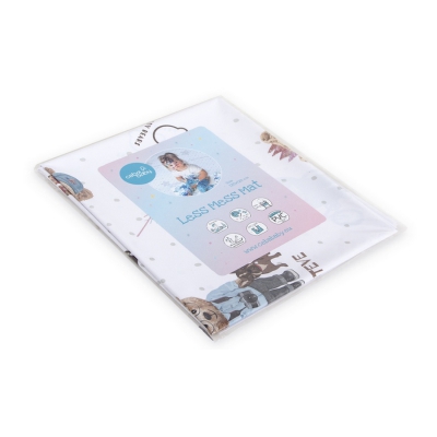 Less Mess Mat Mata Ochronna 120x120 Fluffy Puffy Teddy Bears Team Ceba Baby