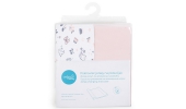 Pokrowiec na Przewijak (50x70-80) 2 szt. Candy Pink + Bird World Ceba Baby