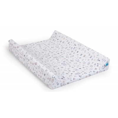 Pokrowiec na Przewijak (50x70-80) 2 szt. Candy Pink + Bird World Ceba Baby