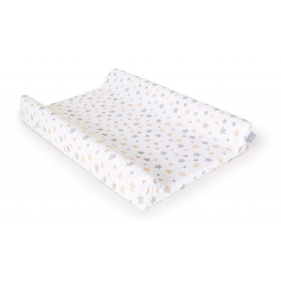 Pokrowiec na Przewijak (50x70-80) 2 szt. Dark Grey + + Yellow Stars Ceba Baby