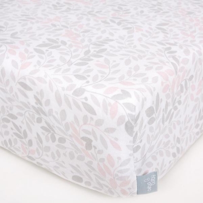 Prześcieradło Jersey z Gumką (120x60) Twigs / Ceba Baby