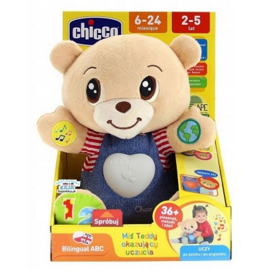 Miś Teddy Okazujący Uczucia Mówi PL/EN Chicco