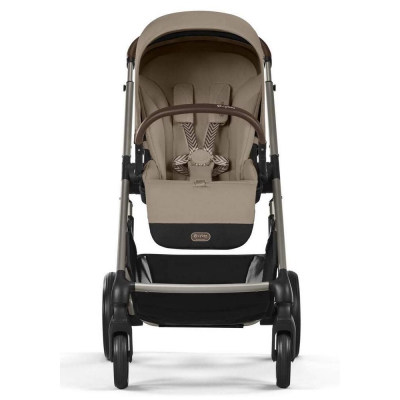 Cybex Wózek Spacerowy Balios S Lux Almond Beige Srebrna Rama