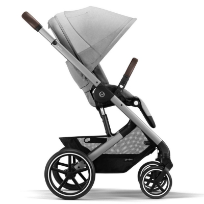 Cybex Wózek Spacerowy Balios S Lux Lava Grey Srebrna Rama