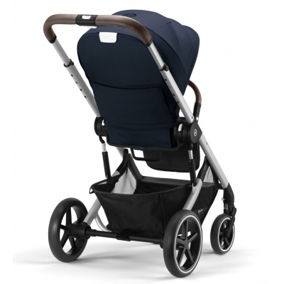 Cybex Wózek Spacerowy Balios S Lux Ocean Blue Srebrna Rama